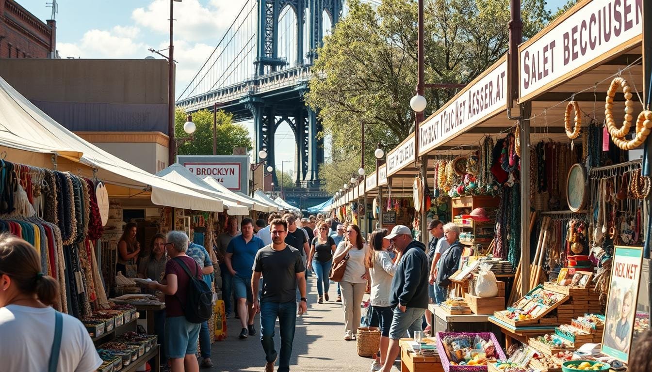 NYC artisan merchandise at Brooklyn Fleg Market