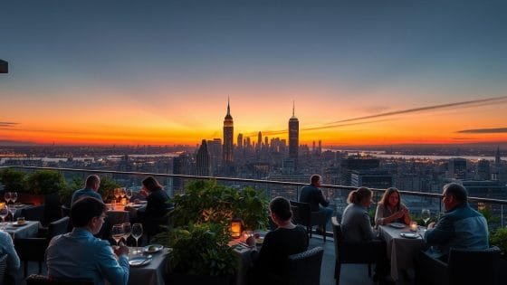 NYC dining with a view