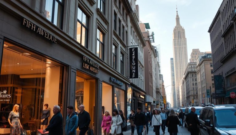 NYC expensive shopping area
