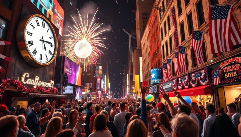 USA New Year traditions