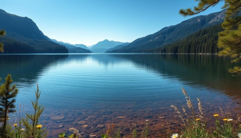 USA quiet lake