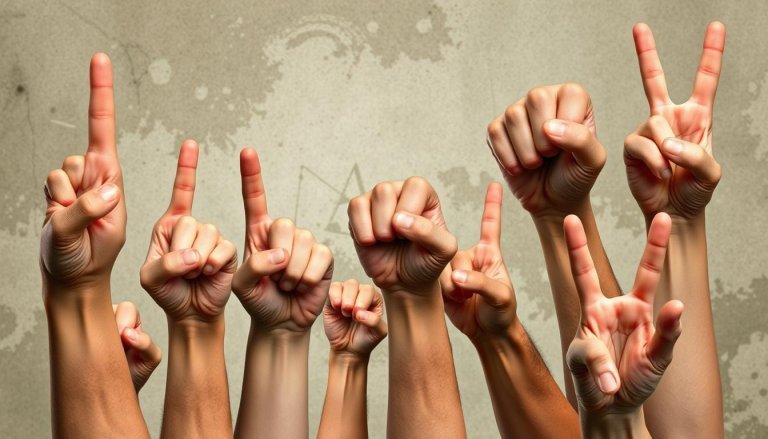 USA rude gestures