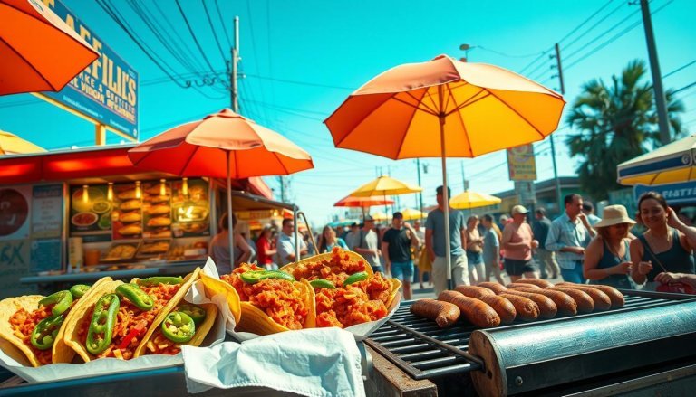 USA spicy street food